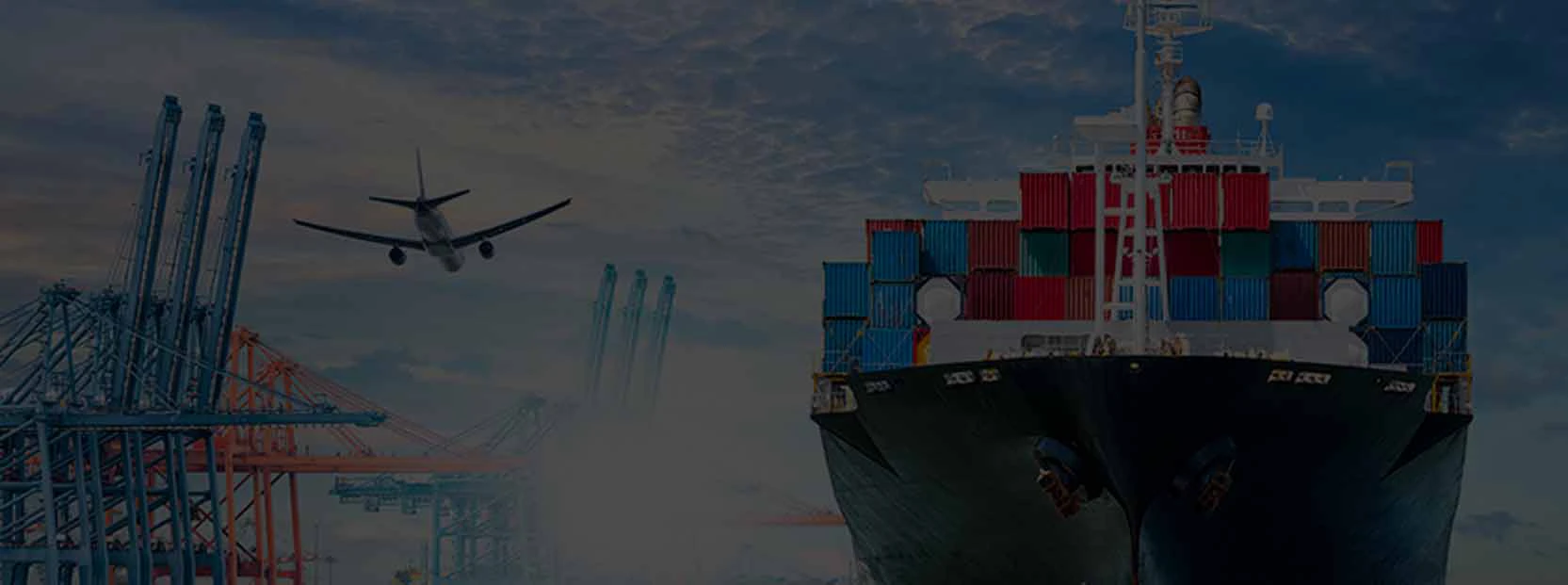 Spanduk Promosi: International Forwarding Ocean & Air Freight